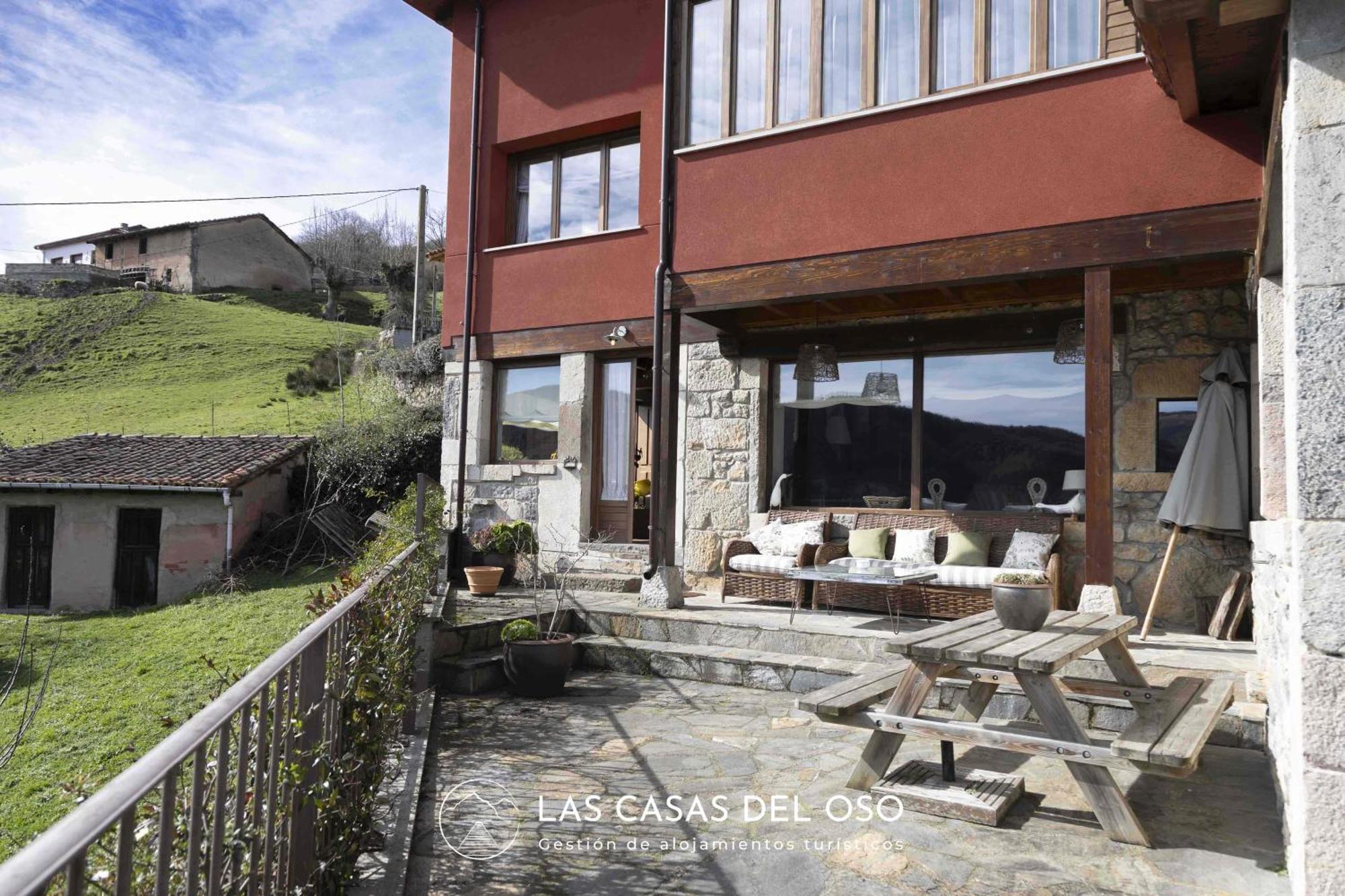 El Mirador De San Trocaya - Las Casas Del Oso Villamarcel Kültér fotó