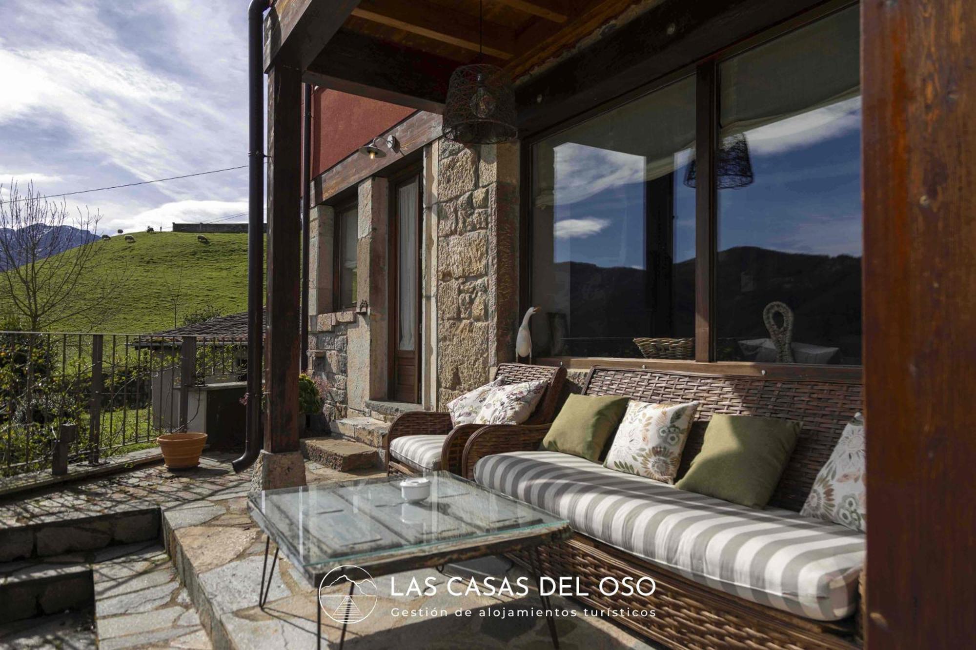 El Mirador De San Trocaya - Las Casas Del Oso Villamarcel Kültér fotó