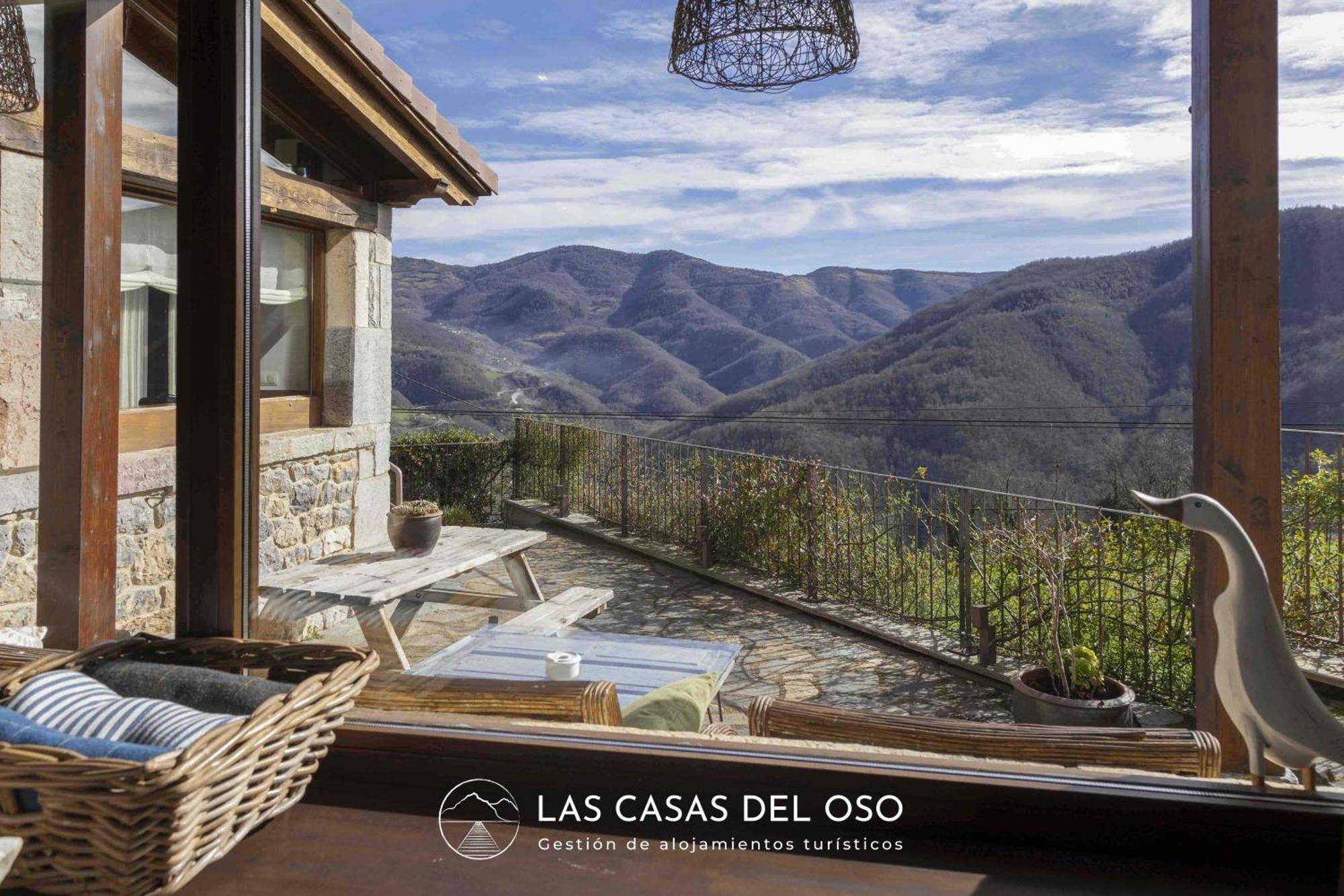 El Mirador De San Trocaya - Las Casas Del Oso Villamarcel Kültér fotó