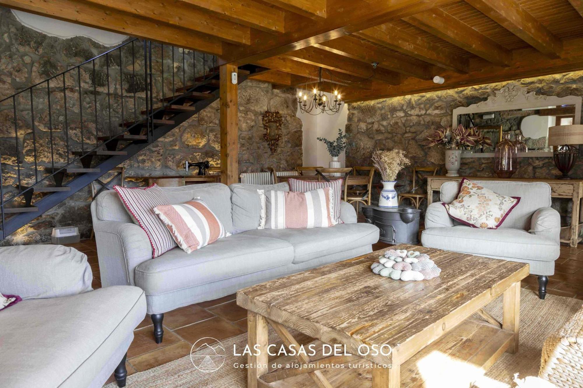 El Mirador De San Trocaya - Las Casas Del Oso Villamarcel Kültér fotó