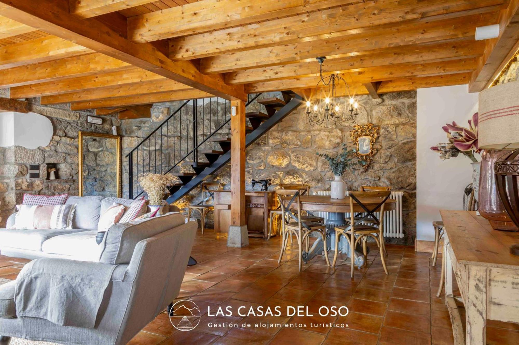 El Mirador De San Trocaya - Las Casas Del Oso Villamarcel Kültér fotó